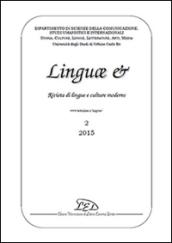 Linguae &. Rivista di lingue e culture moderne (2015). Ediz. italiana, inglese e spagnola. 2.