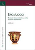Erga-logoi. Rivista di storia, letteratura, diritto e culture dell'antichità (2016). 4.