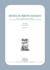 Rivista di diritto romano (2016-2017). Vol. 16-17