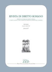 Rivista di diritto romano (2016-2017). Vol. 16-17