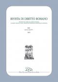 Rivista di diritto romano. Nuova serie (2019). Vol. 19