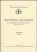 Arte musica spettacolo. Annali del Dipartimento di storia delle arti e dello spettacolo Università di Firenze (2002): 3