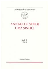 Annali di studi umanistici (2014)