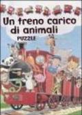 Un treno carico di animali. Libro puzzle