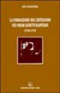 La formazione del criticismo nei primi scritti kantiani (1746-1770)