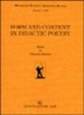 Form and content in didactic poetry