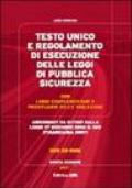 Testo Unico e regolamento di esecuzione delle leggi di pubblica sicurezza. Con CD-ROM