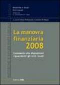 La manovra finanziaria 2008. Commento alle disposizioni riguardanti gli enti locali