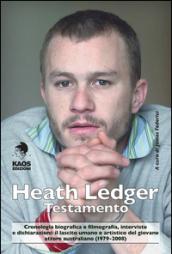 Heath Ledger. Testamento