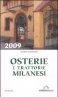 Osterie e trattorie milanesi 2009