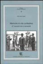 Memorie di vita contadina. 27 racconti veri e verosimili