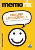 English literature. From early britain to the augustan age. Ediz. italiana. 1.