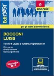 EdiTEST 9. Esercizi. Bocconi, Luiss (economia, giurisprudenza, scienze politiche). Per la preparazione ai test di ammissione. Con software di simulazione