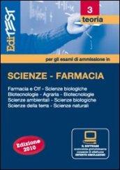 EdiTEST 3. Teoria. Farmacia/area scientifica. Per la preparazione ai test di ammissione. Con software di simulazione