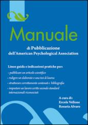 Manuale di pubblicazione dell'american psychological association