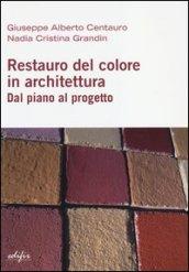 Restauro del colore in architettura. Dal piano al progetto