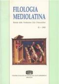 Filologia mediolatina. Vol. 2