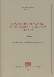 Le carte del monastero di San Pietro in Ciel d'Oro di Pavia (1165-1190)