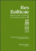 Res Balticae. Miscellanea italiana di studi baltistici: 11