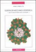 Lezioni di meccanica statistica per il corso di meccanica razionale