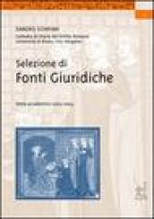 Selezione di fonti giuridiche