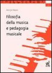 Filosofia della musica e pedagogia musicale