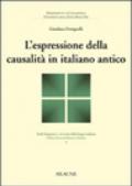 L'espressione della causalità in italiano antico