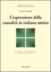 L'espressione della causalità in italiano antico