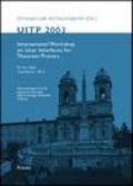 UITP 2003. User interfaces for theorem provers, international workshop (Rome, september 2003)