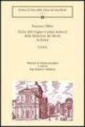 Storia dell'origine e primi miracoli della Madonna dei Monti in Roma (1583)