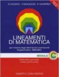 Lineamenti di matematica. Modulo C: Matematica generale. Analisi (prima parte). Progetto Mercurio. Per le Scuole superiori