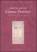 Scritti in memoria di Gianna Piantoni. Testimonianze e contributi