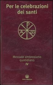 Messale ambrosiano quotidiano: 4