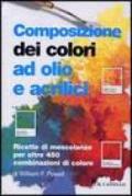 Composizione dei colori ad olio e acrilico