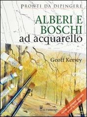 Alberi e boschi ad acquarello