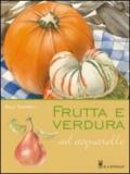 Frutta e verdura ad acquarello