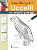 Come disegnare uccelli con semplici passaggi