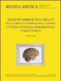 Neuroni mirror nell'area F5 della corteccia cerebrale della scimmia. C'è stata evidenza sperimentale? E nell'uomo? Ediz. italiana e inglese