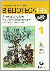 Bibliotecatre. Con mito, epica, letteratura-Quaderno scrittura-Autovalutazione e orientamento. Ediz. compatta. Con espansione online. Per la Scuola media. Con CD-ROM: 1