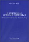 Il sistema delle autonomie territoriali. Profili di diritto regionale e degli enti locali