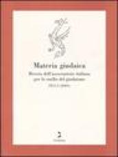 Materia giudaica. Rivista dell'Associazione italiana per lo studio del giudaismo (2004) vol. 1-2