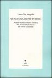 Qualcosa di più intimo. Aspetti della scrittura ebraica del Novecento italiano: da Svevo a Bassani