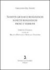 Sonetti giudaico-romaneschi, sonetti romaneschi, prove e versioni. Con CD Audio