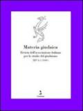 Materia giudaica. Rivista dell'Associazione italiana per lo studio del giudaismo (2009) vol. 1-2