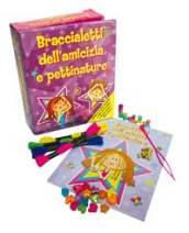 Braccialetti dell'amicizia e pettinature. Con gadget