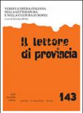 Il lettore di provincia. 143.Verdi e l'opera italiana nella letteratura e nella cultura europee