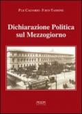 Dichiarazione politica sul Mezzogiorno