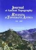 Journal of ancient topography-Rivista di topografia antica: 7