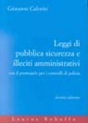 Leggi di pubblica sicurezza ed illeciti amministrativi