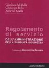 Regolamento di servizio dell'amministrazione della Pubblica Sicurezza